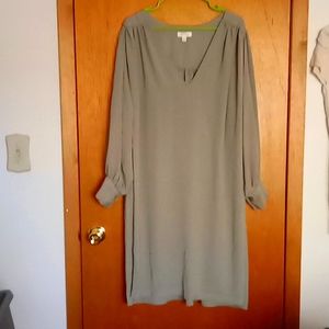 Prologue Balloon Sleeve V Neck mini Tunic Dress size XXL